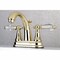Kingston Brass KS7612WLL 4" Centerset Bathroom Faucet, Polished Brass KS7612WLL - alternate 2